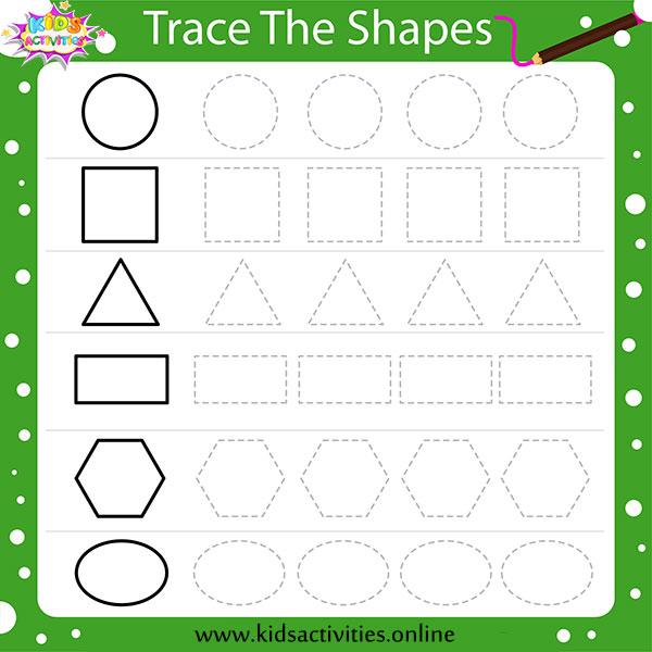 Tracing Shapes Free Printables You Will Find Here Free Printable