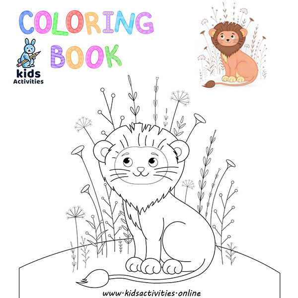 Free Animal Coloring pages kindergarten pdf ⋆ Kids Activities