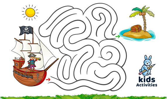 Funny mazes for kids printable | puzzle for children