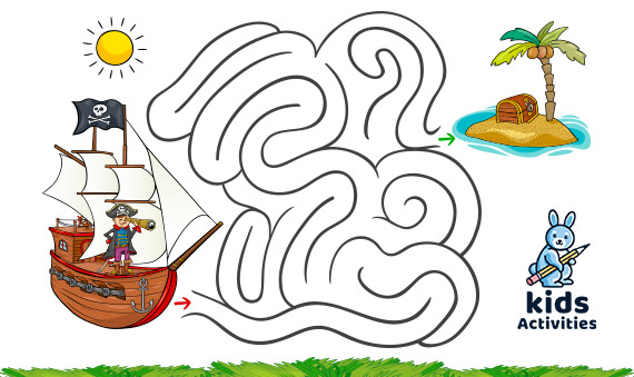 Funny Mazes For Kids Printable Puzzle For Children Kids Activities