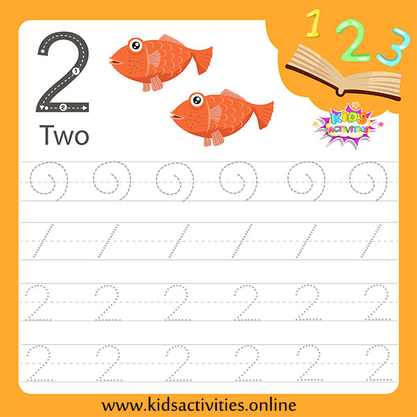 free printable number tracing worksheets pdf kids activities