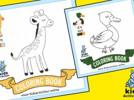 Free Cute Animals Coloring Pages Printable pdf