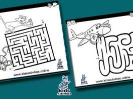 Free printable maze coloring pages for kids