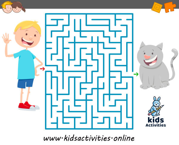 funny mazes for kids printable puzzle for children kids activities