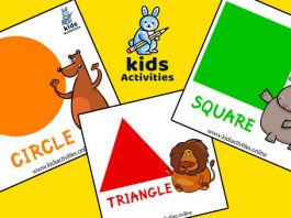 Printable Shapes Flashcards For Preschoolers pdf