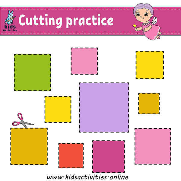 Cutting Shapes Printable