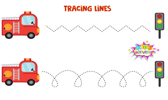 tracing lines worksheets for preschool free printable kids activities