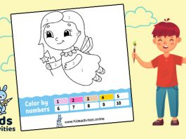 Free Coloring By Numbers Printable For Preschoolers