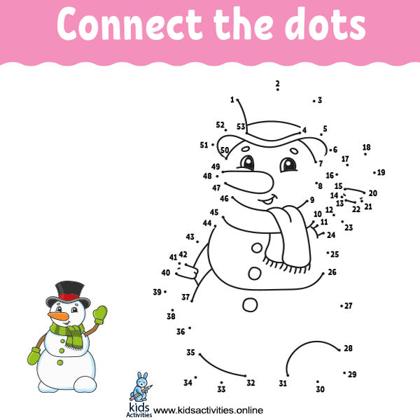 50+ Best Connect The Dots Printable Preschool ⋆ Kids Activities