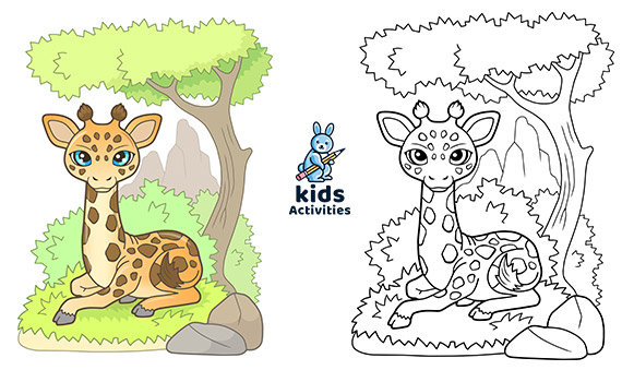 free printable animal coloring pages for kids kids activities