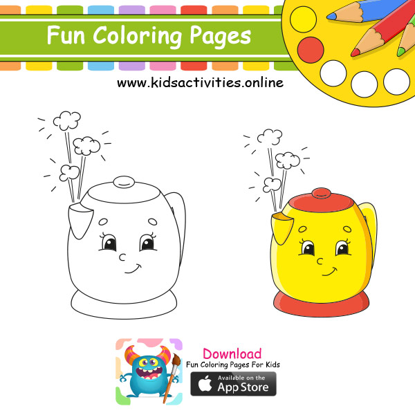 Draw so cute coloring pages - Free printable ⋆ Kids Activities