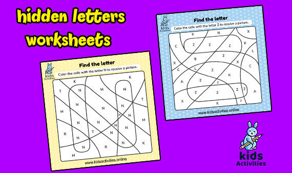 Free Color By letter Printables For Kindergarten