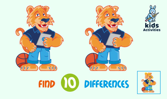 find difference between two images for kids