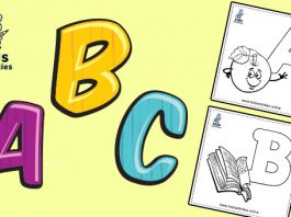 Free printable Alphabet for kids - abc coloring pages