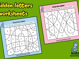 Free Color By Letter Worksheets For Preschool