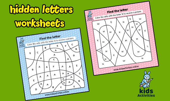 Free Color By Letter Worksheets For Preschool