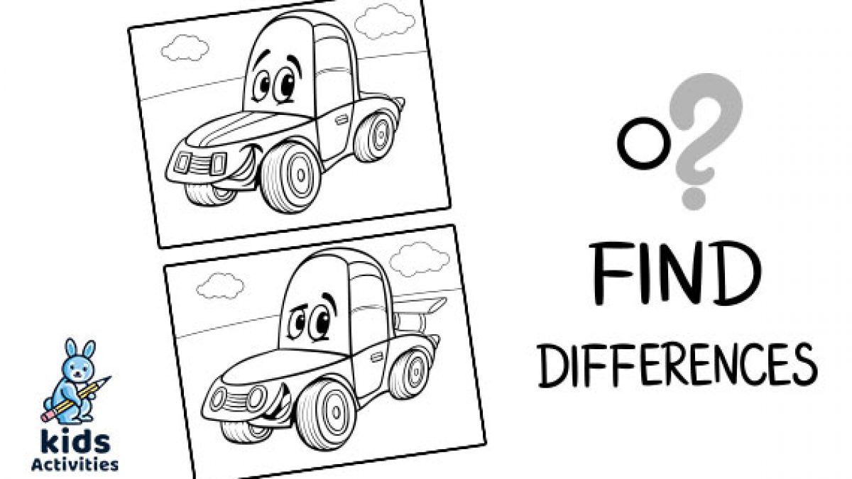 Spot the difference pictures printable Free   ⋆ Kids Activities