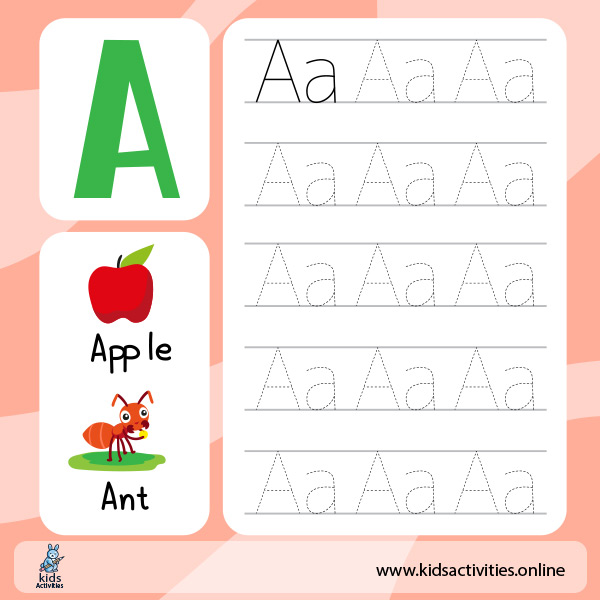 Free!- Printable Letter Tracing Worksheets For Kindergarten ⋆