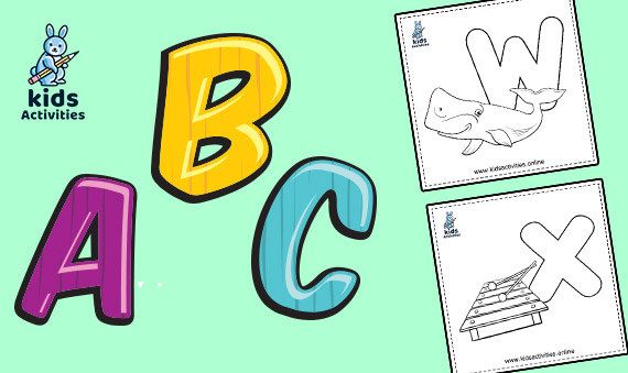 Download Free Alphabet Coloring Pages Abc For Coloring Kids Activities