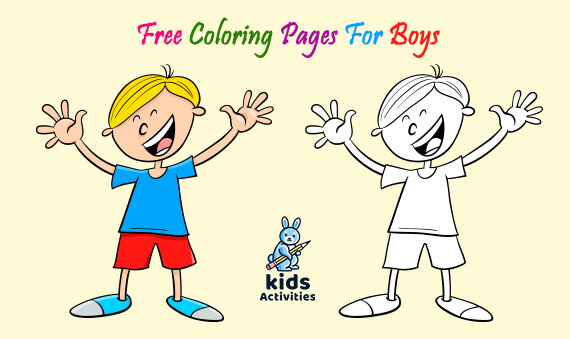 Free printable coloring pages for boy