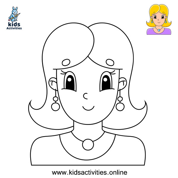 Free Printable Coloring Pages For Girls ⋆ Kids Activities