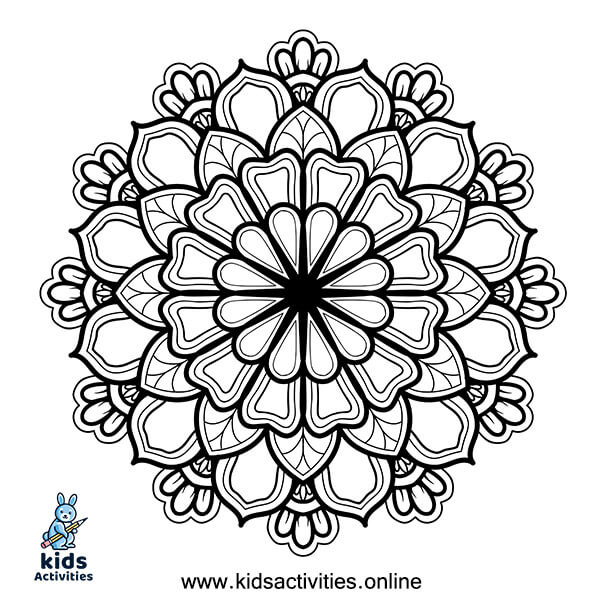 Mandala Coloring Sheets For Adults, Free Printables ⋆ Kids Activities