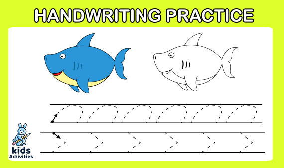 Free printable handwriting practice sheets for kids