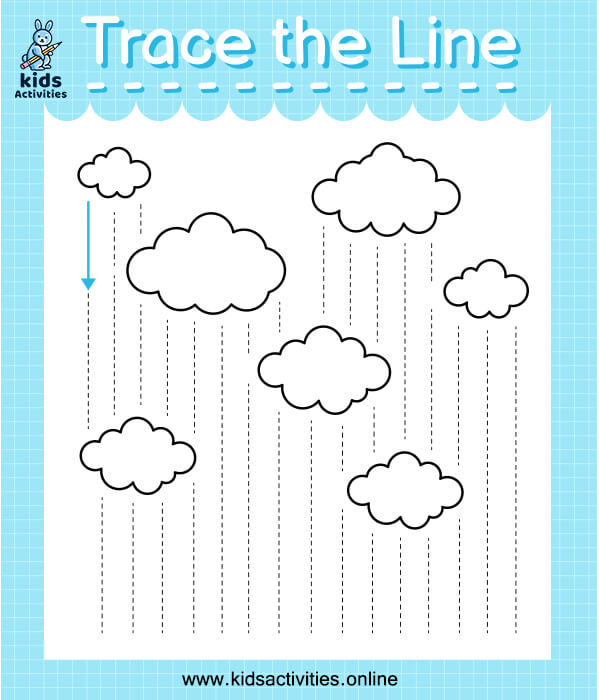Free Printable Tracing Lines Worksheets PDF ⋆ Kids Activities