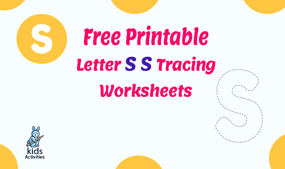 free printable letter s s tracing worksheets kids activities