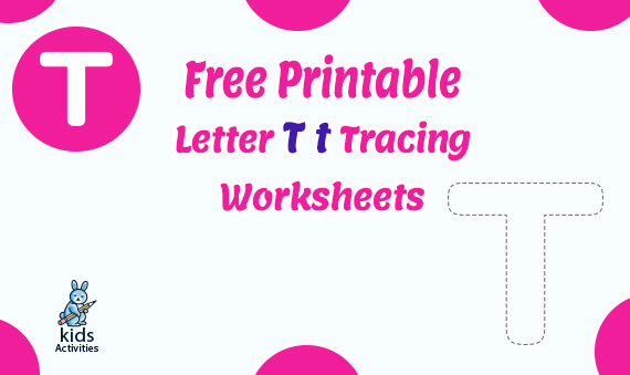 free printable letter t t tracing worksheets kids activities