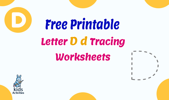 Letter D d Tracing Worksheets