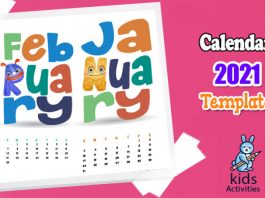 Free Calendar 2021 Template