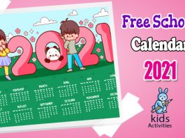 Free School Calendar 2021 Templates