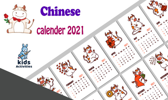 Chinese calendar 2021