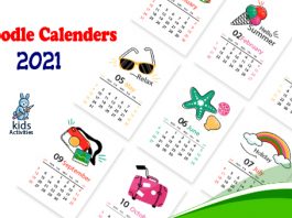 Doodle 2021 Calendar Templates - Free Download !!