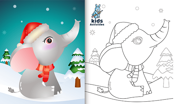 Winter Animals Colouring Pages - Free Printable