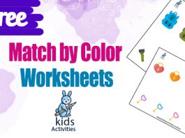 Free Preschool Color Recognition Worksheets