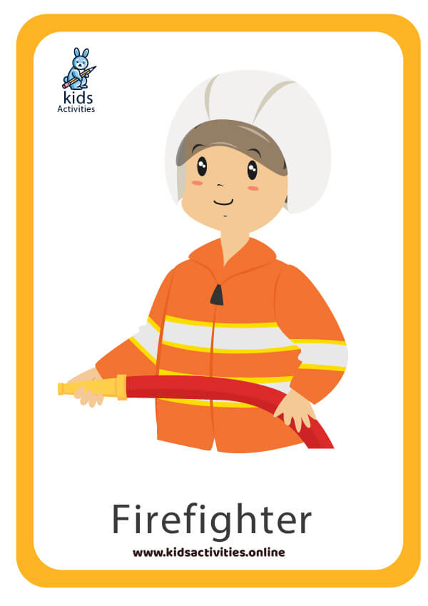 Free Printable Occupation Flashcards For Kindergarten ⋆ Kids Activities