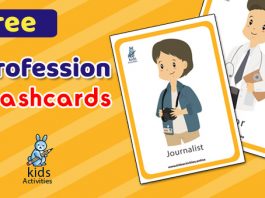 occupation flashcards for kindergarten