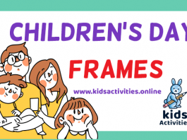 Free Children's day frames