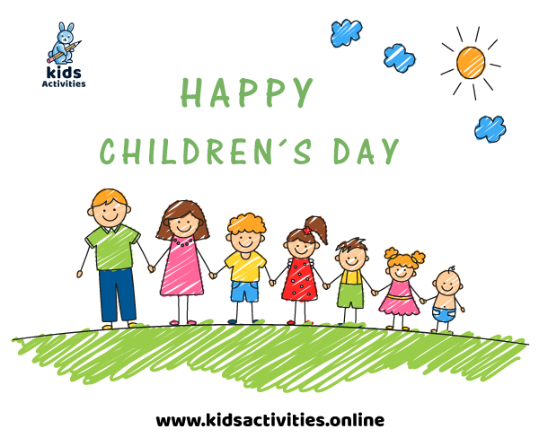 Free Happy children's day easy drawing pictures ⋆ Kids Activities