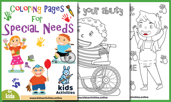 Free Printable coloring pages for special needs adults