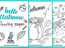 Free Printable Autumn & Fall Coloring Pages for Kids.