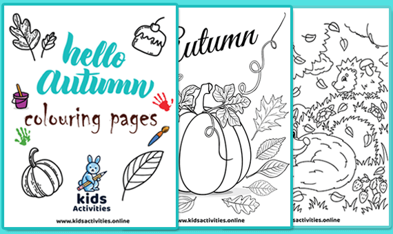 Free Printable Autumn & Fall Coloring Pages for Kids.