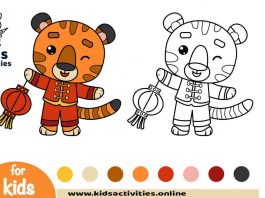 free printable Chinese new year 2022 coloring pages