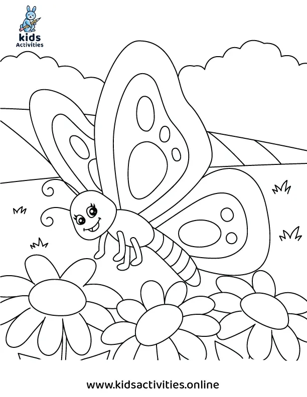 Free Spring Coloring Pages for Kindergarten ⋆ Kids Activities