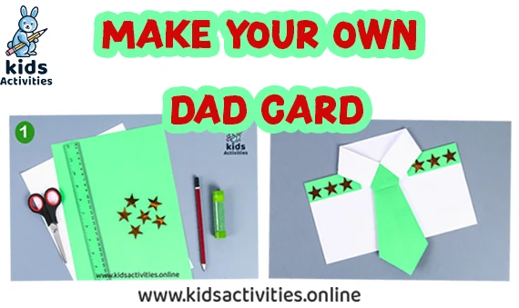 DIY Father's Day Card, Preschool fathers day crafts
