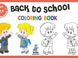 Back-to-school Coloring Pages, Free download