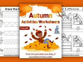 autumn preschool worksheets free