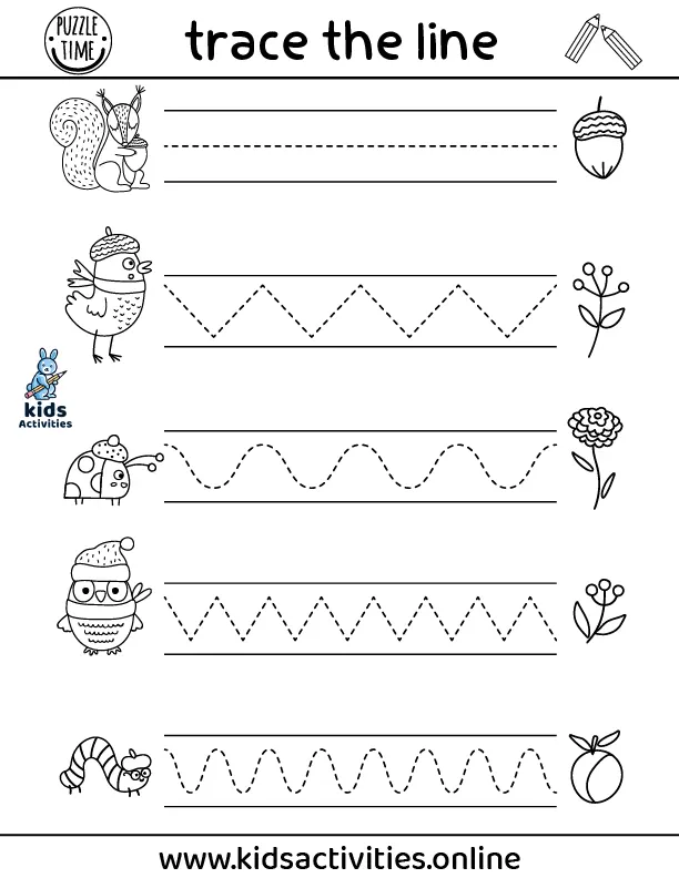 Free Autumn Activities Worksheets For Preschool ⋆ Kids Activities